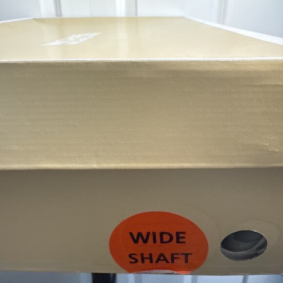 Michael Kors Harland Knee High Riding Boots Brown Leather 5M Wide Calf NWB - Picture 11 of 12